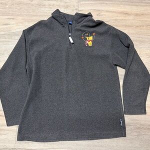 Vintage Women’s Winnie The Pooh Medium 1/4 Zip Fleece Pullover